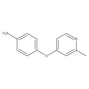 4-(2-Methyl-4-pyridinyloxy)aniline Structure