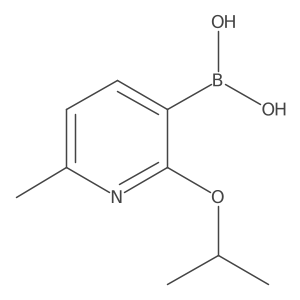 (2-Isopropoxy-6-methylpyridin-3-yl)boronic acid结构式