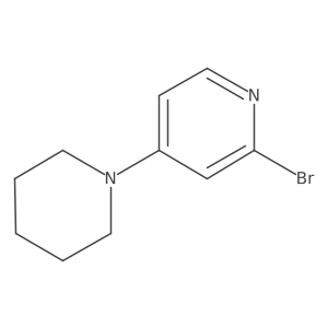 2-Bromo-4-(piperidin-1-yl)pyridine Structure