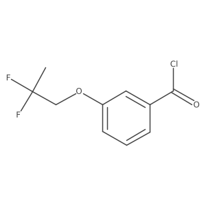 3-(2,2-Difluoropropoxy)benzoyl chloride结构式