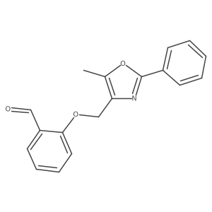 2-(5-Methyl-2-phenyl-4-oxazolylmethoxy)benzaldehyde Structure