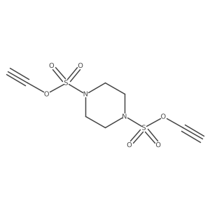 Diethynyl piperazine-1,4-disulfonate结构式
