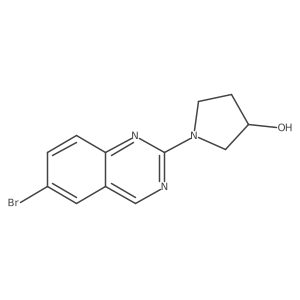 1-(6-Bromoquinazolin-2-yl)pyrrolidin-3-ol Structure