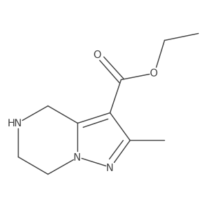 ethyl 2-methyl-4H,5H,6H,7H-pyrazolo[1,5-a]pyrazine-3-carboxylate Structure