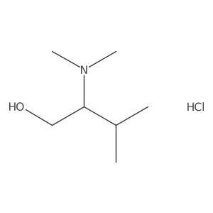 2-(Dimethylamino)-3-methylbutan-1-ol hydrochloride Structure