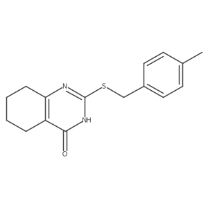 2-[(4-Methylbenzyl)sulfanyl]-5,6,7,8-tetrahydro-4-quinazolinol Structure