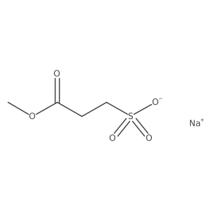 Sodium 3-methoxy-3-oxopropane-1-sulfonate结构式