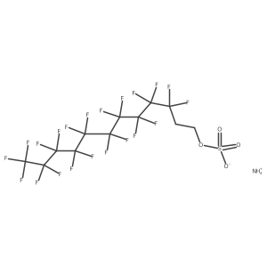 Ammonium 2-(perfluorodecanyl)ethylsulfate (1:1) Structure