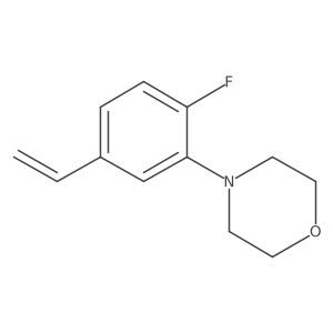 4-(2-Fluoro-5-vinyl-phenyl)-morpholine Structure