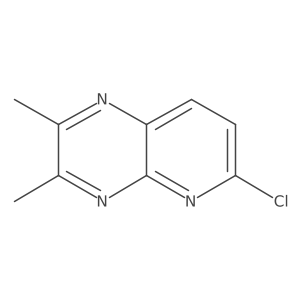 6-Chloro-2,3-dimethylpyrido[2,3-b]pyrazine结构式