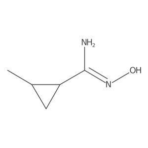 N'-hydroxy-2-methylcyclopropane-1-carboximidamide Structure
