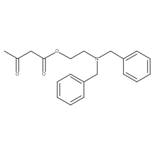 2-(Dibenzylamino)ethyl acetoacetate Structure