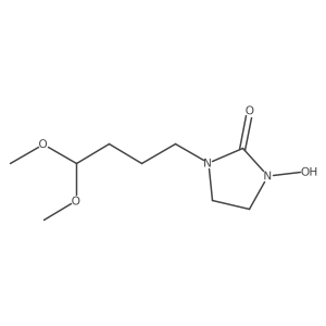 1-(4,4-Dimethoxy-butyl)-3-hydroxy-imidazolidin-2-one Structure