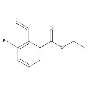 Ethyl 3-bromo-2-formylbenzoate结构式