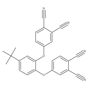 1,2-Bis(3,4-dicyanophenoxy)-4-tert-butylbenzene Structure