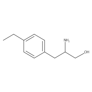 2-Amino-3-(4-ethylphenyl)propan-1-ol结构式