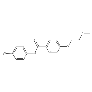 N-(4-Aminophenyl)-4-(2-methoxyethoxy)benzamide Structure
