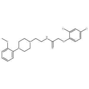 2-(2,4-dichlorophenoxy)-N-(2-(4-(2-methoxyphenyl)piperazin-1-yl)ethyl)acetamide Structure