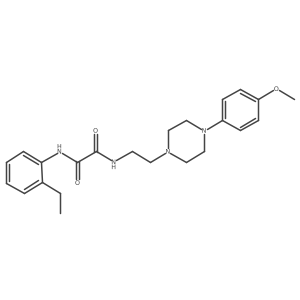 N'-(2-ethylphenyl)-N-{2-[4-(4-methoxyphenyl)piperazin-1-yl]ethyl}ethanediamide结构式