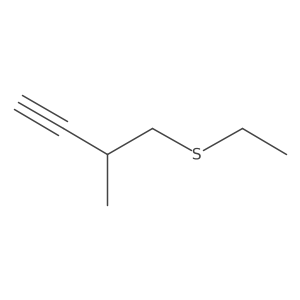 4-(Ethylsulfanyl)-3-methylbut-1-yne Structure