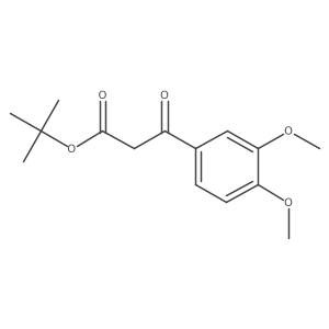 1,1-Dimethylethyl 3,4-dimethoxy-I(2)-oxobenzenepropanoate Structure