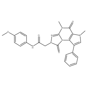 N-butyl-4-(3-{2-[{[(2-methoxyphenyl)amino]carbonyl}(methyl)amino]ethyl}-1,2,4-oxadiazol-5-yl)benzamide结构式