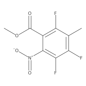 Methyl 2,4,5-trifluoro-3-methyl-6-nitrobenzoate Structure