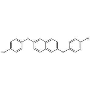 2,6-Bis(4-aminophen-oxy)naphthalene Structure