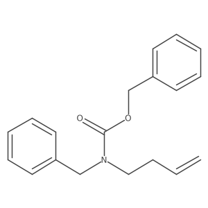 benzyl N-benzyl-N-(but-3-en-1-yl)carbamate结构式