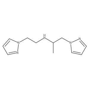 n-(2-(1h-Pyrazol-1-yl)ethyl)-1-(1h-pyrazol-1-yl)propan-2-amine Structure