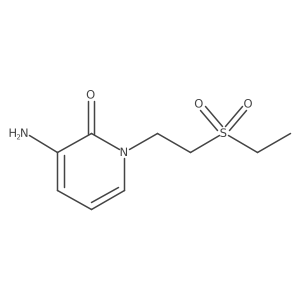 3-Amino-1-[2-(ethanesulfonyl)ethyl]-1,2-dihydropyridin-2-one Structure
