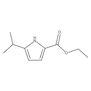 ethyl 5-(propan-2-yl)-1H-pyrrole-2-carboxylate Structure