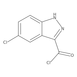 5-Chloro-1H-indazole-3-carbonyl chloride Structure