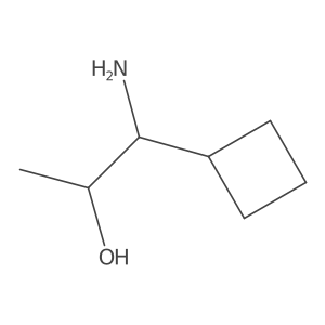 Cyclobutaneethanol, I(2)-amino-I+/--methyl- Structure