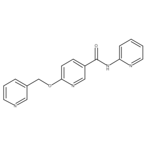N-(pyridin-2-yl)-6-(pyridin-3-ylmethoxy)nicotinamide Structure