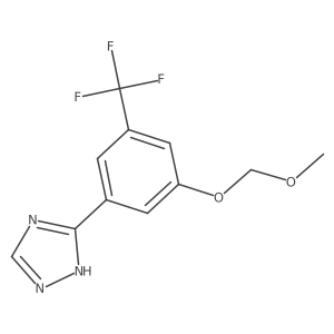 3-[3-(methoxymethoxy)-5-(trifluoromethyl)phenyl]-1H-1,2,4-triazole Structure