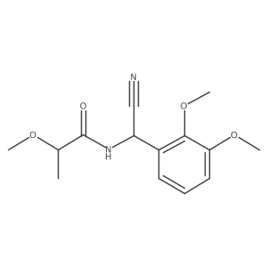 N-[cyano(2,3-dimethoxyphenyl)methyl]-2-methoxypropanamide Structure