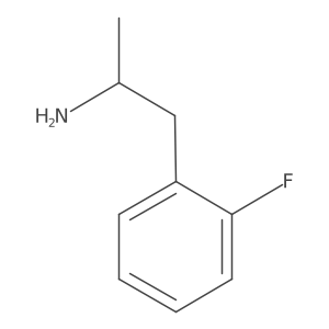 2-Fluoroamphetamine, (R)-结构式