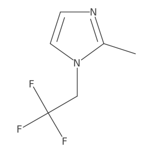 2-methyl-1-(2,2,2-trifluoroethyl)-1H-imidazole Structure