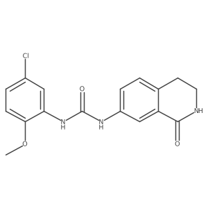 1-(5-Chloro-2-methoxyphenyl)-3-(1-oxo-1,2,3,4-tetrahydroisoquinolin-7-yl)urea Structure