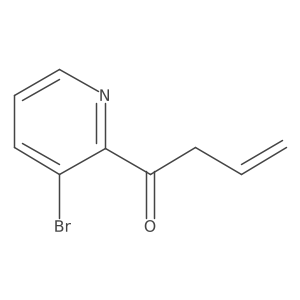 3-Buten-1-one, 1-(3-bromo-2-pyridinyl)-结构式