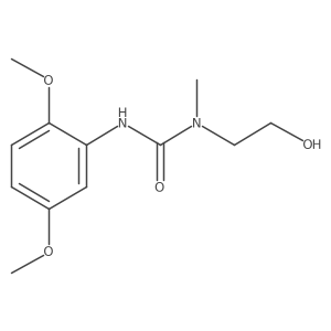 N'-(2,5-Dimethoxyphenyl)-N-(2-hydroxyethyl)-N-methylurea Structure