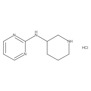 (S)-N-(piperidin-3-yl)pyrimidin-2-amine hydrochloride结构式