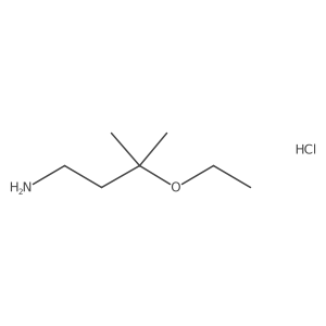 3-Ethoxy-3-methylbutan-1-amine;hydrochloride Structure