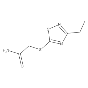 Acetamide, 2-[(3-ethyl-1,2,4-thiadiazol-5-yl)thio]-结构式