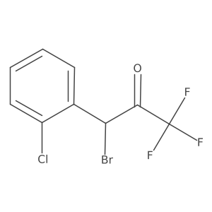 2-Chloro-alpha-trifluoroacetylbenzyl bromide Structure