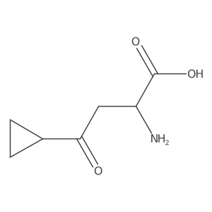 2-Amino-4-cyclopropyl-4-oxobutanoic acid结构式