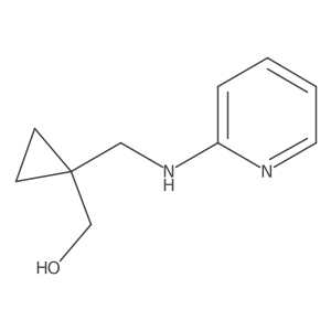 [1-[(Pyridin-2-ylamino)methyl]cyclopropyl]methanol结构式