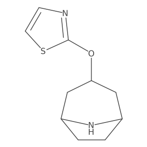 2-((8-Azabicyclo[3.2.1]octan-3-yl)oxy)thiazole Structure
