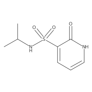 N-Isopropyl-2-oxo-1,2-dihydropyridine-3-sulfonamide结构式